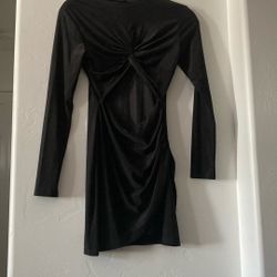 Long Sleeve Black Dress