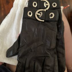 Cashmere Lined Leather Gloves