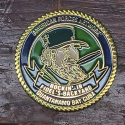 American Forces Network (AFN) Radio GTMO Challenge Coin