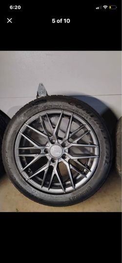 Set of drag wheels