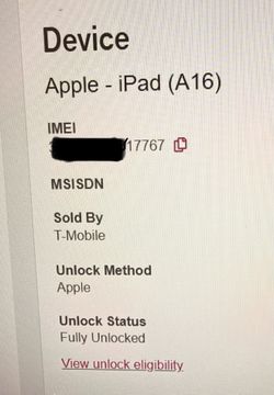 Unlocked iPad 11th Gen - Silver