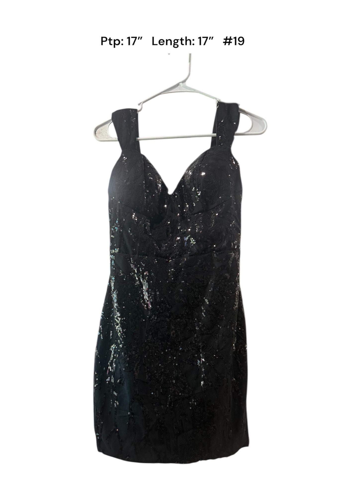 New Black Short Dress