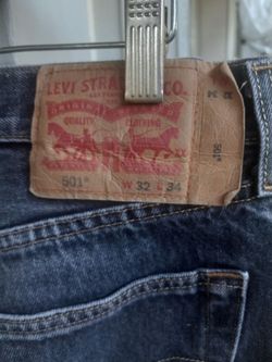 Levis 501 jeans 32x34