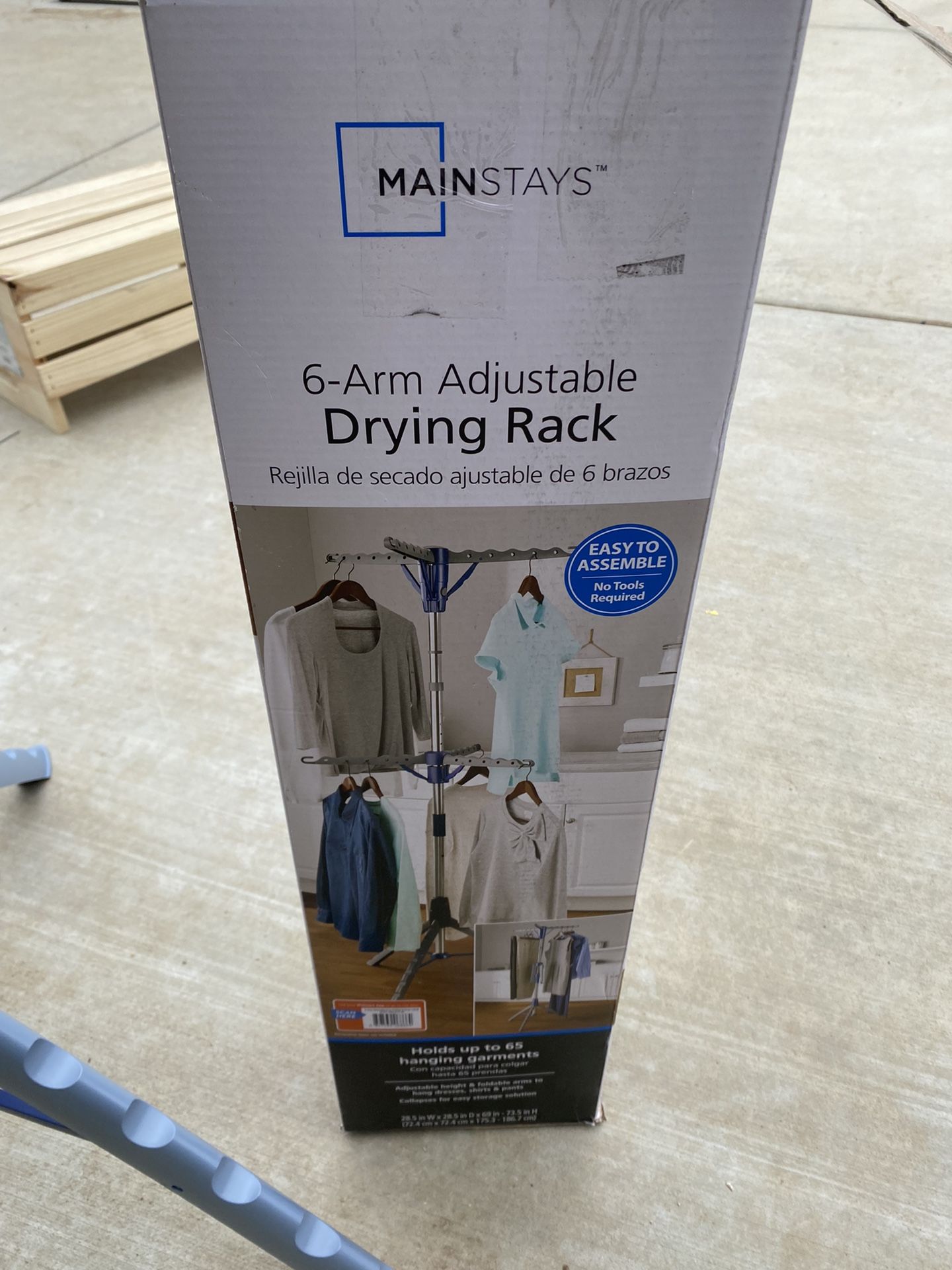 Mainstays 6 arm adjustable drying rack sale