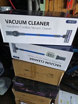 Vacuums brand new