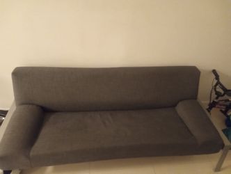 Sofá Cama Gris Mueble 