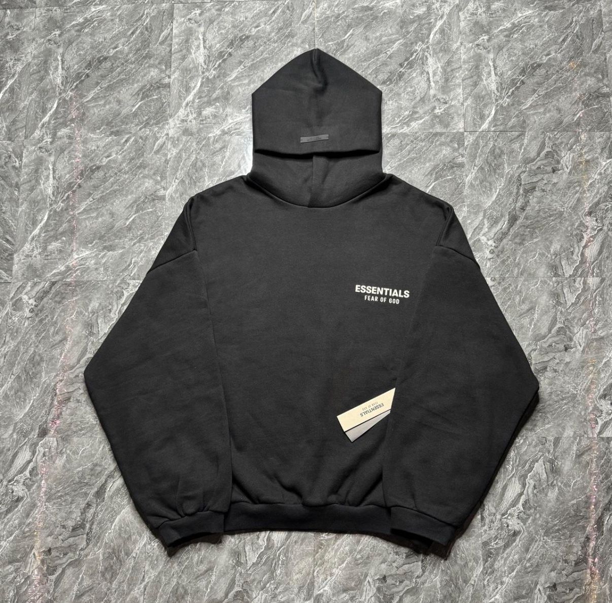 🖤 ESSENTIALS FEAR OF GOD HOODIE – S – BLACK (FLEECE)