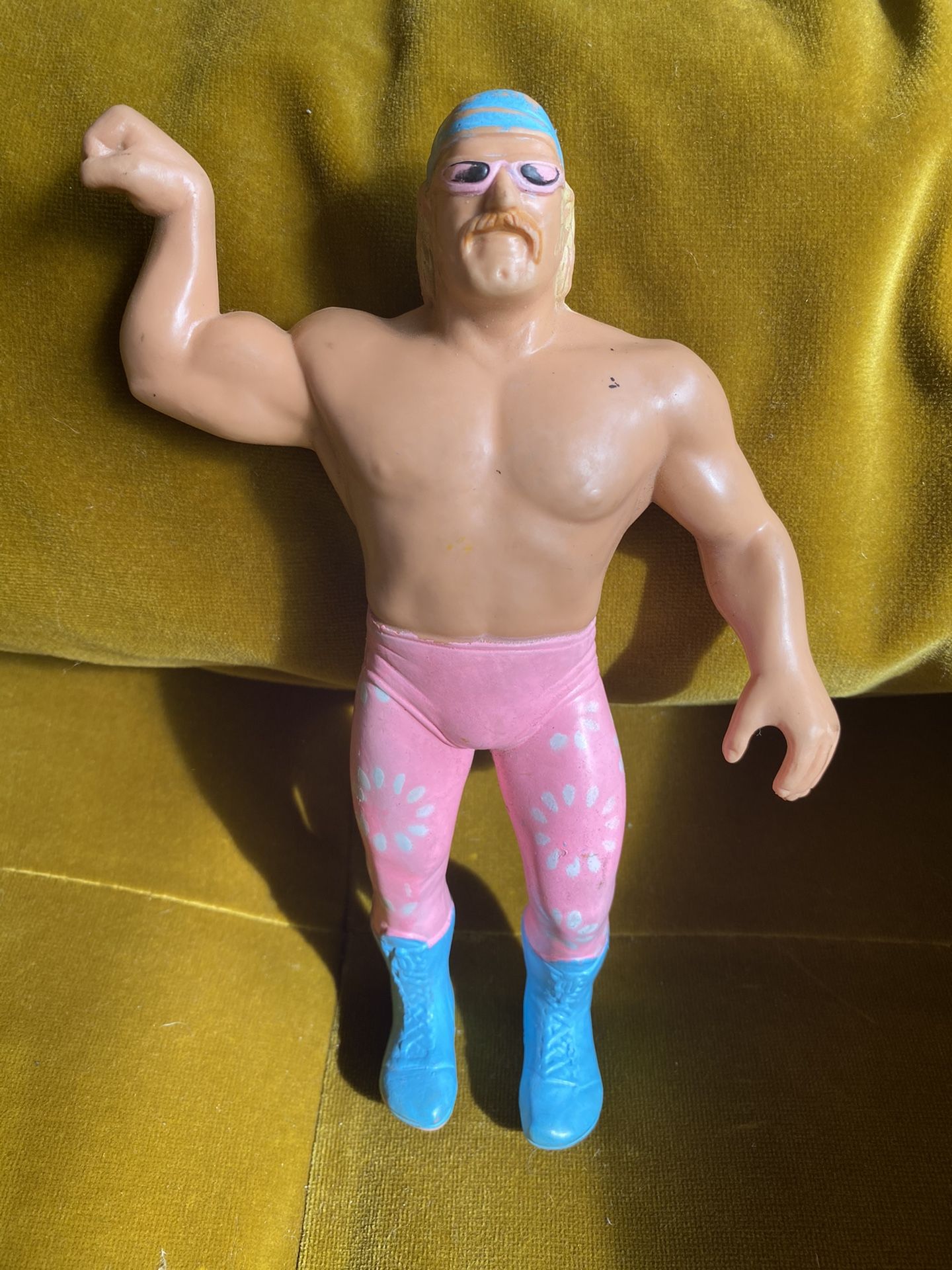 VIntage LJN Jesse ‘The Body’ Ventura Pink Pants 1986 Titan Sports WWF