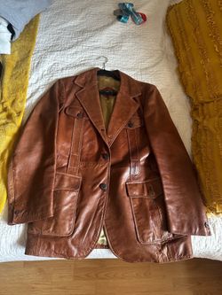 Cortefiel leather jacket