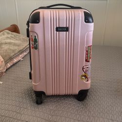 Maleta / TSA approved carry on pink roll 25 “