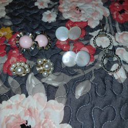 Vintage Clip-On & Screw-back Earrings