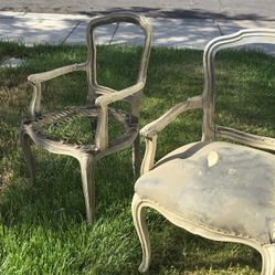 Antique Unfinished Chairs 
