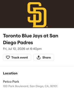 Padres vs Blue Jays 7/10