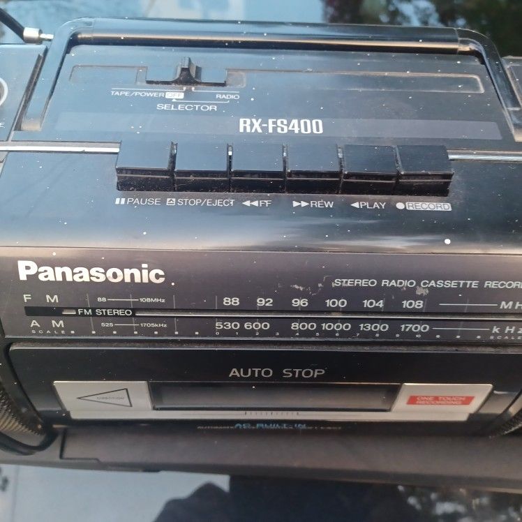 Panasonic a m f m Cassette recorder