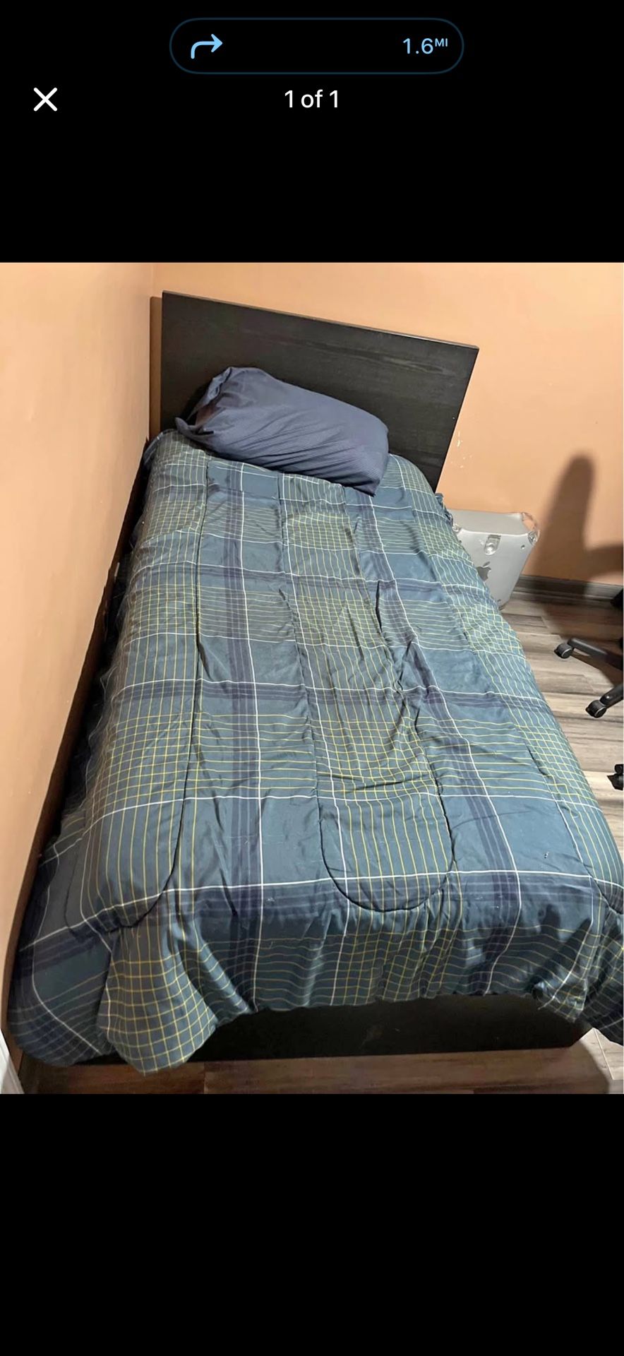 IKEA Twin Bed Set Fram And Mattress 