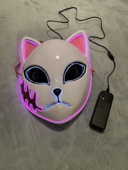 Demon Slayer Sabito Light Up Mask Kitsune Mask