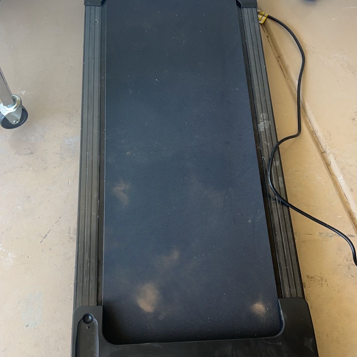 Black Electric Folding Treadmill