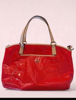 ♥️ RED VINTAGE COACH BAG ♥️