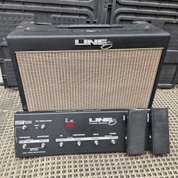 Line 6 Flextone Amp & Footboard  $110