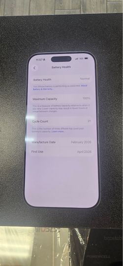 iPhone 16 Plus Black 128gb Unlocked 93% Battery