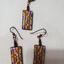 Earrings And Charm Set