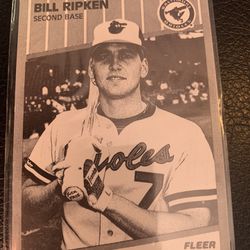 Fleer 616 Bill Ripken Test Run 1988 Card