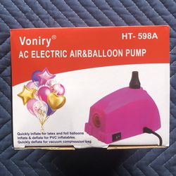 Balloon Pump Multifunction Portable Balloon Inflator Air Blower for Party/Wedding/Business Celebration Deco