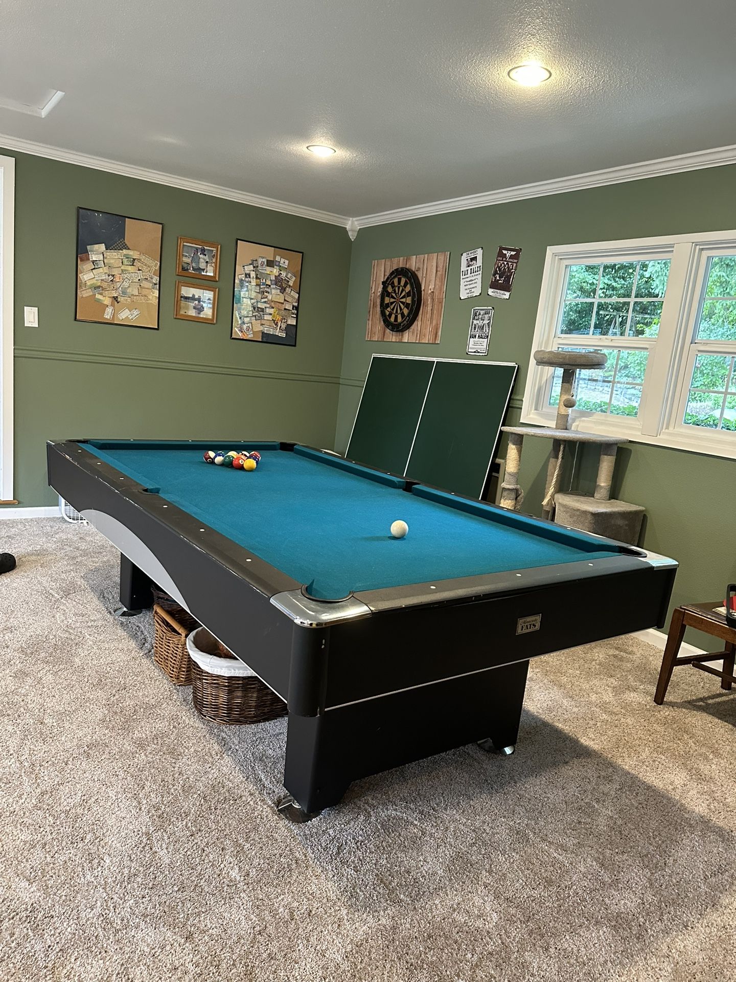 8” Pool Table / Ping Pong Table 
