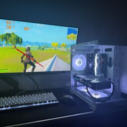 White Gaming Pc Computer Desktop 