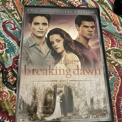 Twilight Breaking Dawn Part One DVD