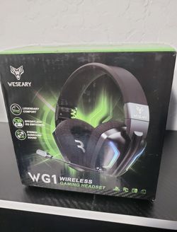 New Wireless Gaming Headsets for PC, PS5, PS4, Switch, Mac, 2.4GHz Wireless Gaming Headphone W/ ENC Noise Canceling Microphone, Bluetooth 5.4, Cool.