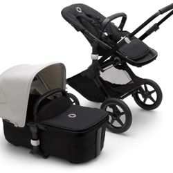 Bugaboo Fox 3 Stroller with Bassinet - Misty White 