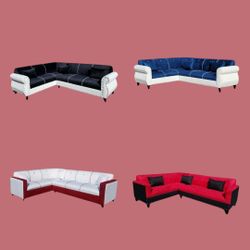 Brand NEW L Sofas SECTIONAL COUCHES  Chaise Loveseat 