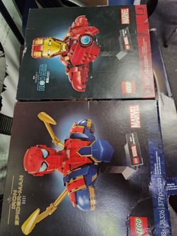 Lego Ironman & Spiderman building set