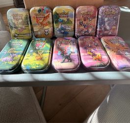 Pokémon 30th All (10) mini tins and booster bundles