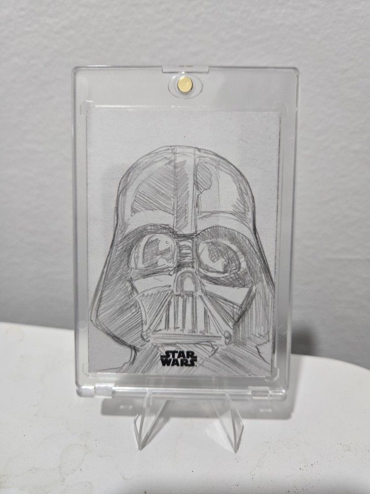 Topps Chrome Star Wars (Sketch Card 1/1) - Darth Vader