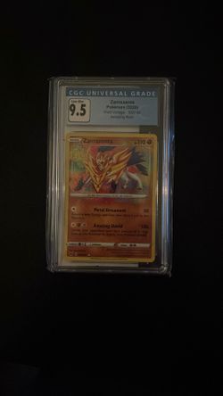 2020 Zamazenta Vivid Voltage 102/185 Amazing Rare - CGC 9.5 UNIVERSAL GARDE