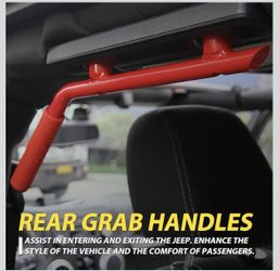 JK Wrangler Rear Grab Handles 