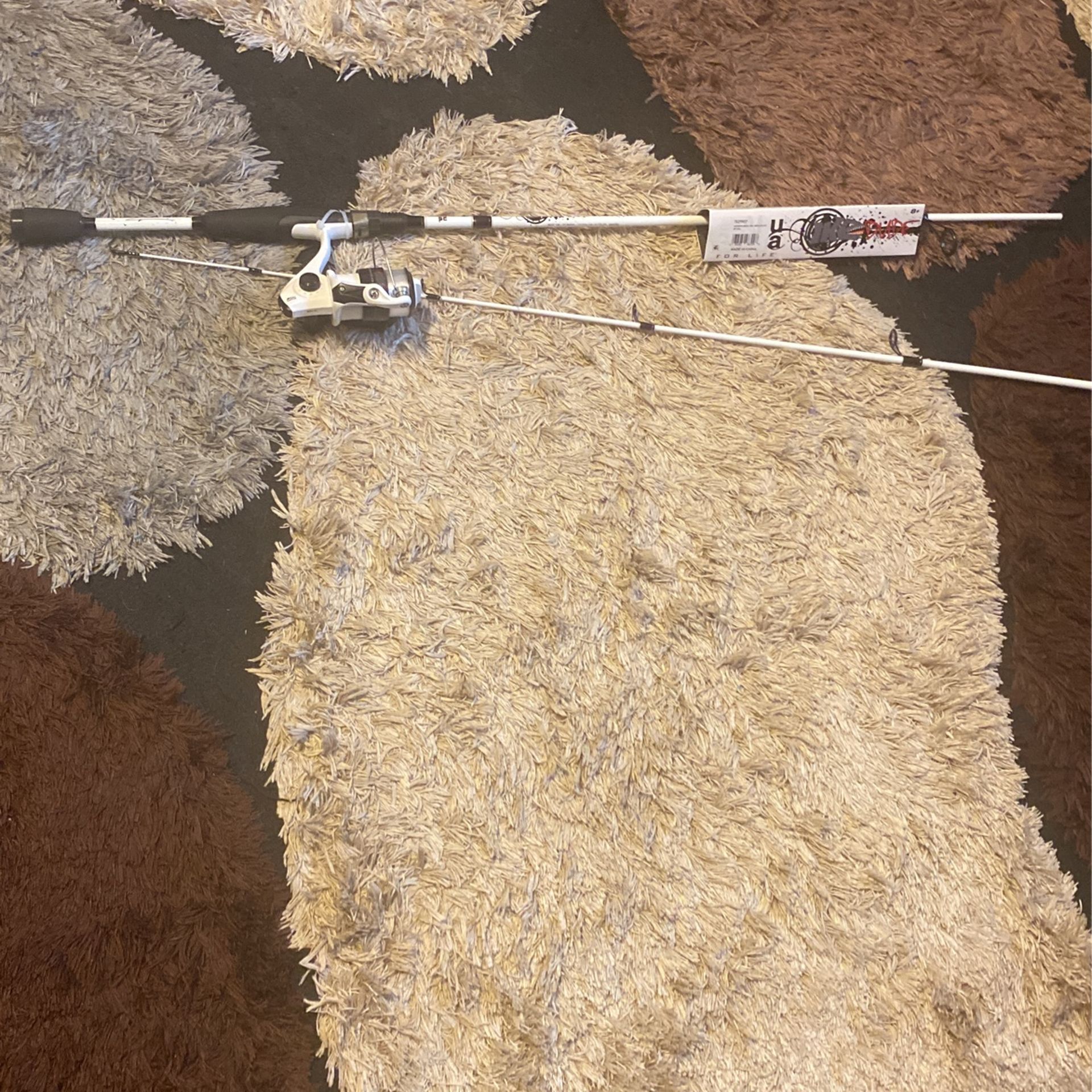 Brand New White/black Design Fishing Pole