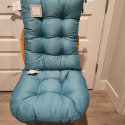 Brand New Sweet Home Collection Back And Nonslip Seat Rocking Chair Cushions.. 
