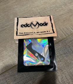 Flip push button forSpyderco TENACIOUS - guilloche