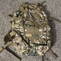 Camo Waterproof Hiking Backpack