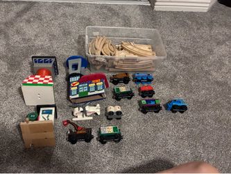 Original Thomas trains & wooden track
