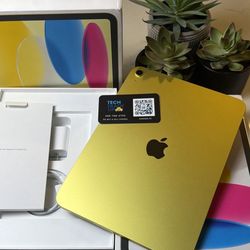 Ipad A16 Like new  2025 A16 yellow 💛 w/Box and charger + preinstalled screen protector! Warranty ✅