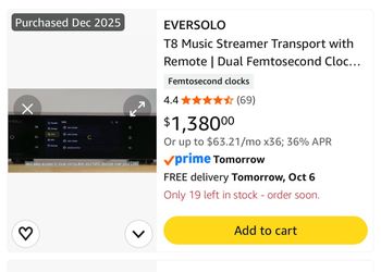 Eversolo t8 streamer