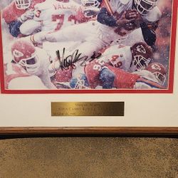 Marcus Allen 100th Career Touchdown Autograph Picture