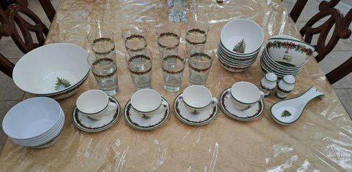 Holiday Tradition Christmas Plates, Glasses, Bowls Christopher Radko