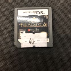 Nostalgia Nintendo Ds