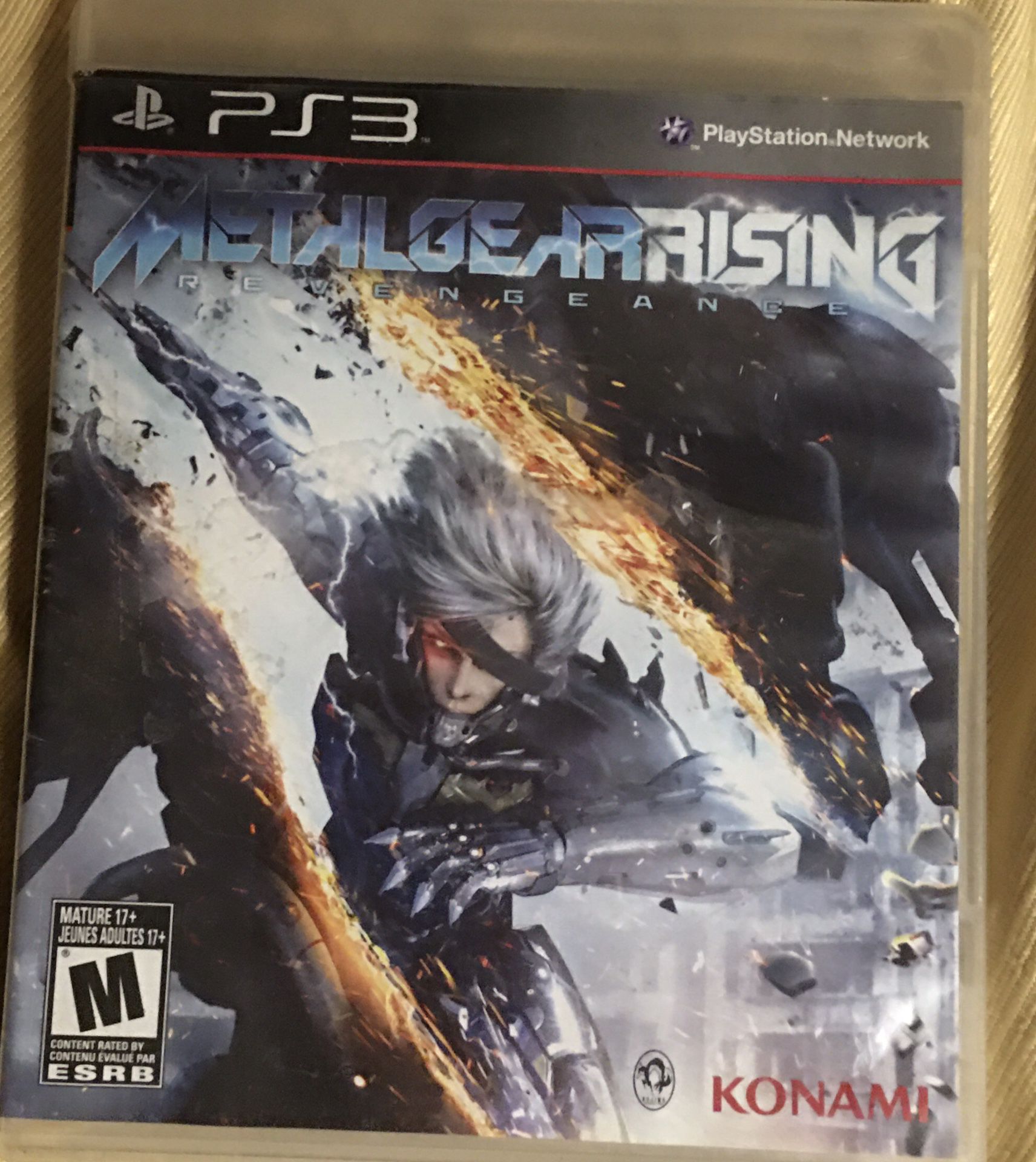 Metal Gear Rising: Revengeance (Sony PlayStation 3, 2013) PS3 Complete W/ Manual