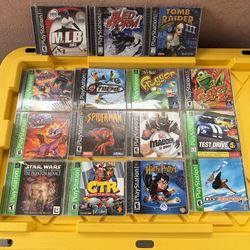 Sony PlayStation 1 video game disc lot